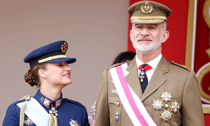 Prințesa Leonor cu tatăl ei, Regele Spaniei, Profimedia (1) jpg