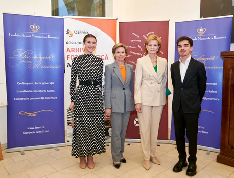 Principesa Sofia și Majestatea Sa Margareta, eleganță la dublu. FOTO: Daniel Angelescu, Casa Majestății Sale