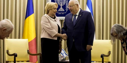 viorica dancila presedintele israel reuven rivlin