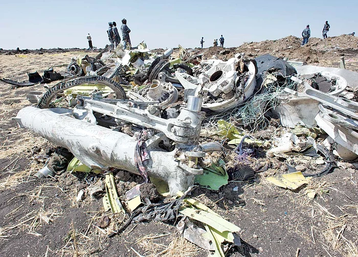 Un maldăr de fiare a mai rămas din Boeing-ul 737 Max 8, prăbușit în Etiopia