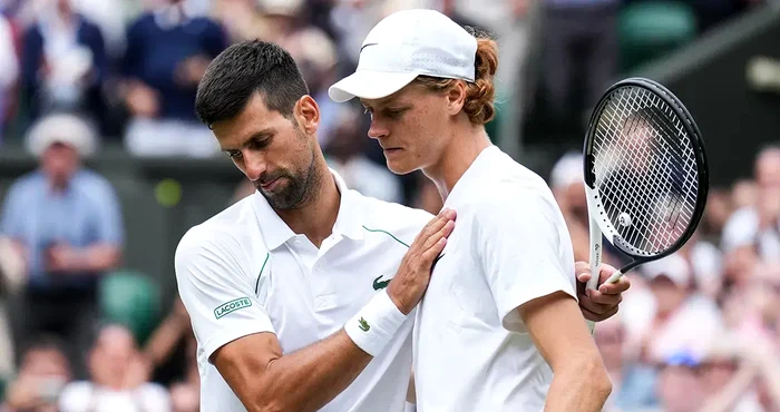 Nvak Djokovici s-a recunoscut iar învins de Jannik Sinner. Foto Getty images