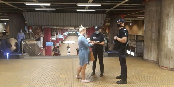 Politie control metrou