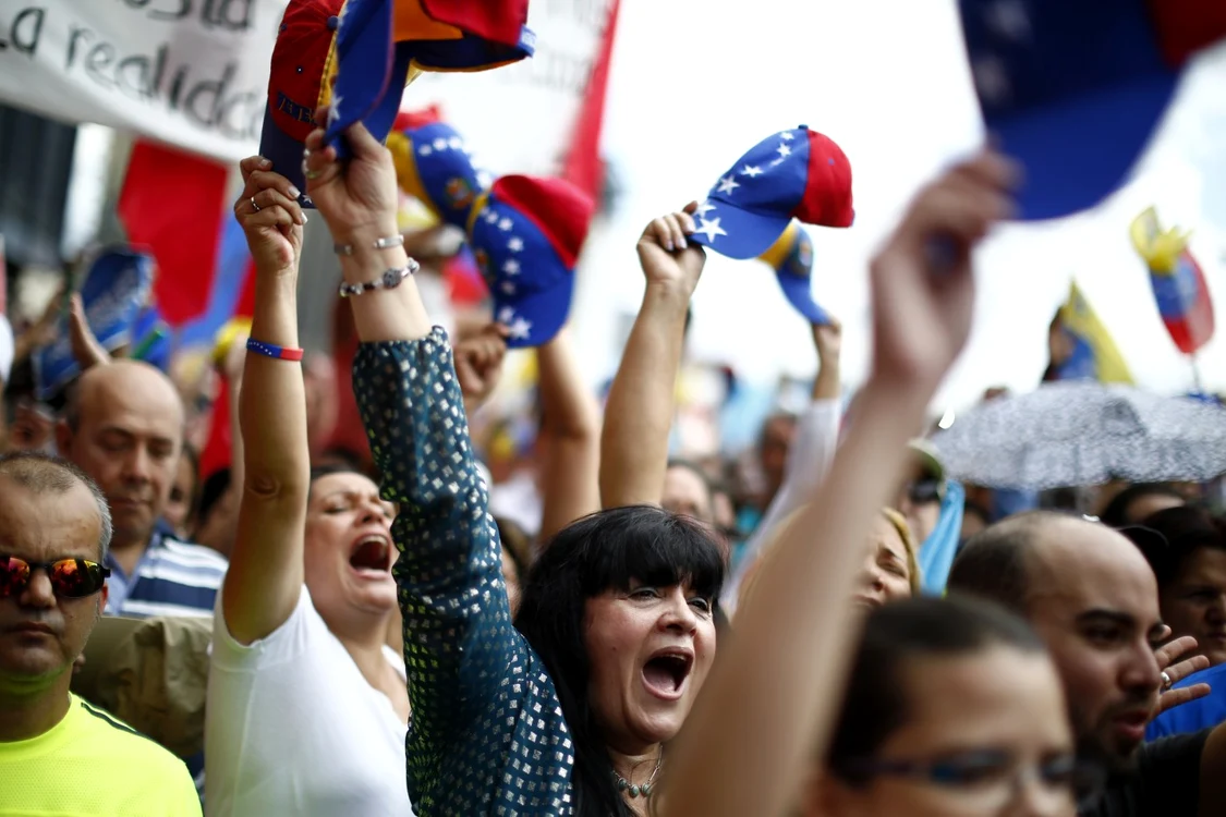 Miting al Opoziţiei în Venezuela  FOTO Reuters