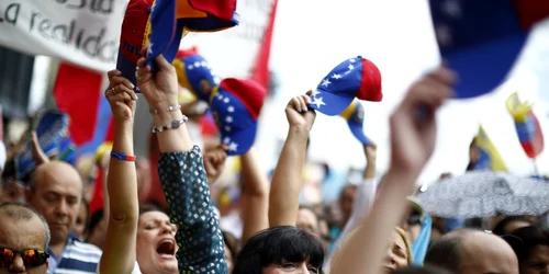 Miting al Opoziţiei în Venezuela