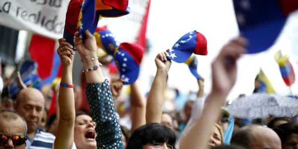 Miting al Opoziţiei în Venezuela