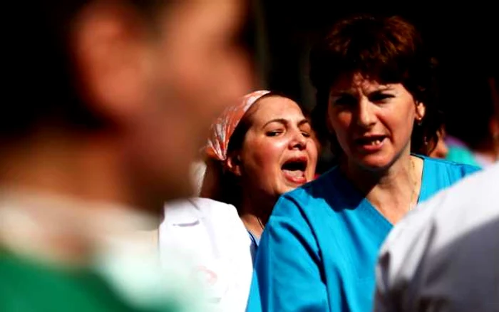 Medicii din spitale vor protesta pe 1 septembrie FOTO Mediafax