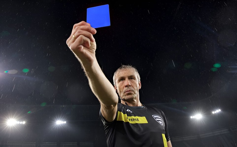 Cartonașul albastru, nouă găselniță din fotbal, naște nemulțumiri și ironii. În ce condiții va fi acordat