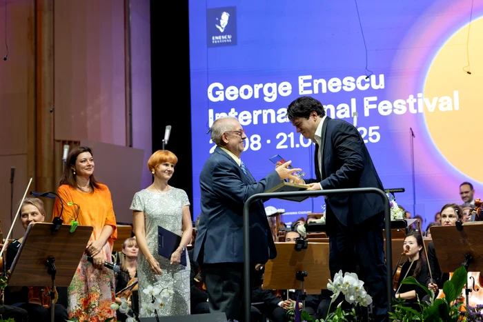 Cristina Uruc, Cristina Comandașu, Remy Franck, Cristian Măcelaru. Foto Cristina Tănase