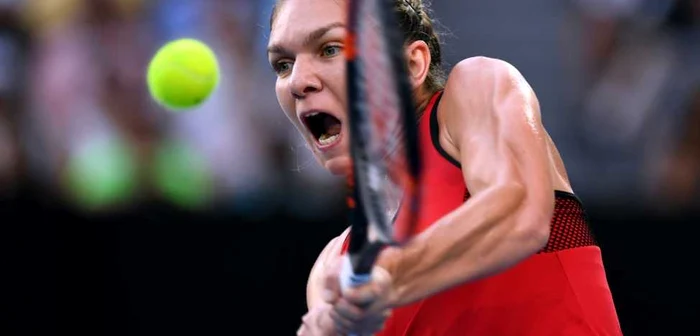 Simona Halep şi daneza Caroline Wozniacki la Australian Open 2018 FOTO EPA-EFE