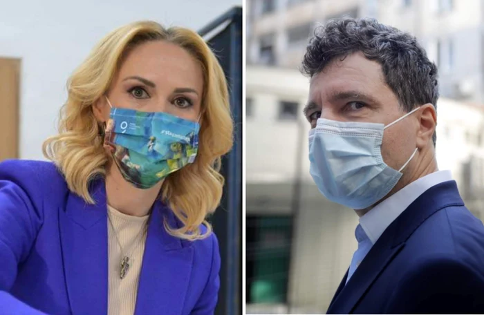 Gabriela Firea și Nicușor Dan