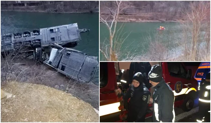 Șoferul autotrenului platformă ar fi pierdut controlul din cauza oboseliiFoto: observator.tv