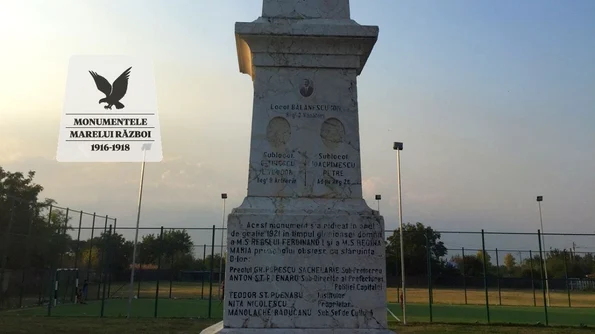 «Monumentele Marelui Război»: Monumentul eroilor din comuna Coșereni, județul Ialomița  jpeg