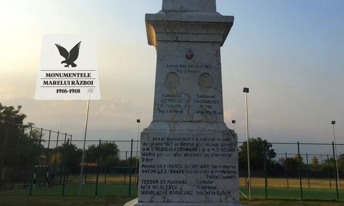 «Monumentele Marelui Război»: Monumentul eroilor din comuna Coșereni, județul Ialomița  jpeg