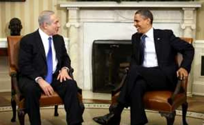 Premierul israelian, Benjamin Netanyahu, a fost primit luni, la Washington, de președintele SUA, Barack Obama Foto: Reuters 