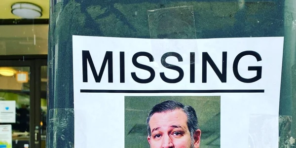 Mai multe afişe care-l dau dispărut pe Ted Cruz au apărut pe străzile oraşelor din Texas / FOTO Twitter The Good liar