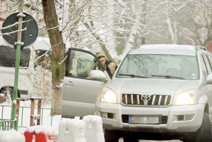 Artista s-a urcat în mașina condusă de Arșinel