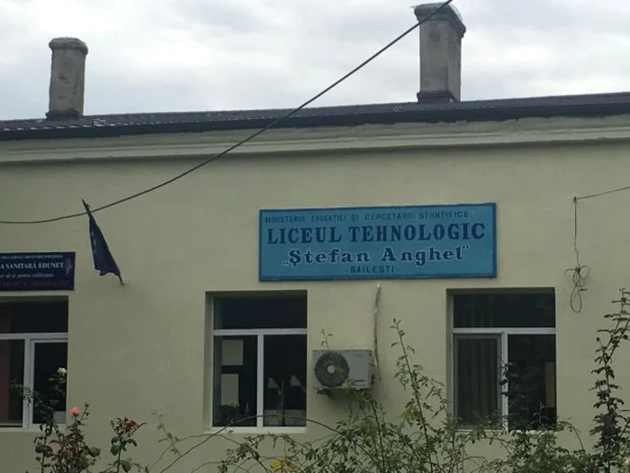 Incidentul a avut loc la Liceul „Ştefan Anghel“ din Băileşti