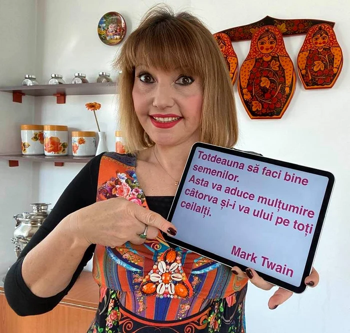 
    Marina Almășan va avea sărbători „pe video”, cu tableta   