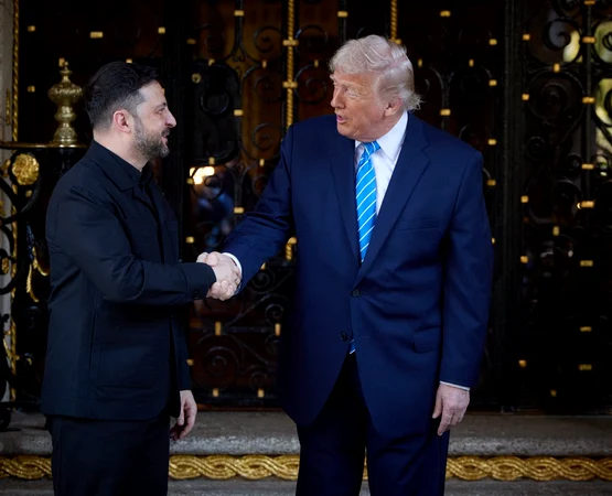 Trump și Zelenski la Mar-a-Lago FOTO Profimedia