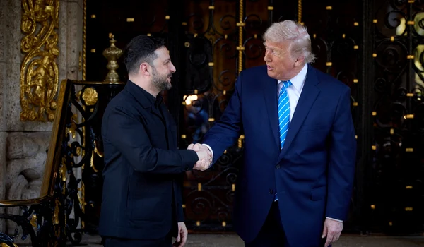 Trump și Zelenski la Mar-a-Lago FOTO Profimedia