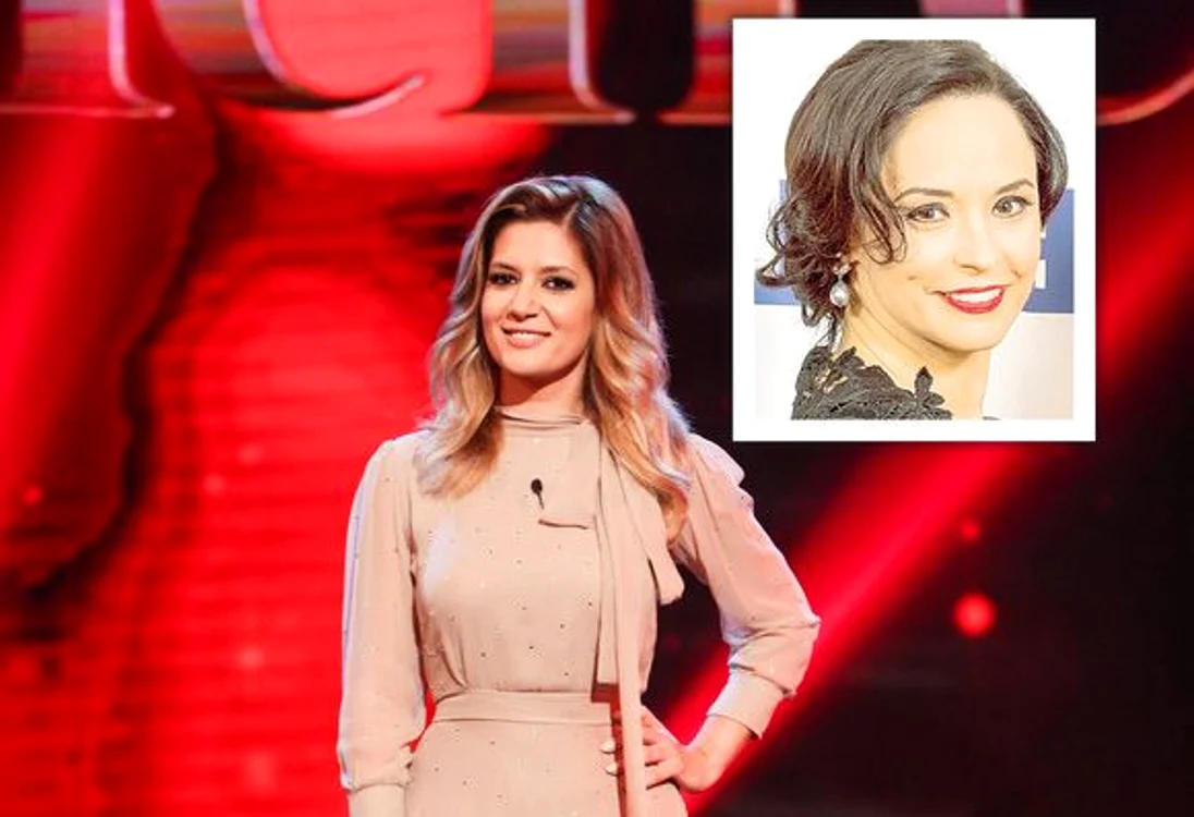Amalia Enache a dat sacoul de știristă pe rochiile elegante de zână bunăFoto: ProTV