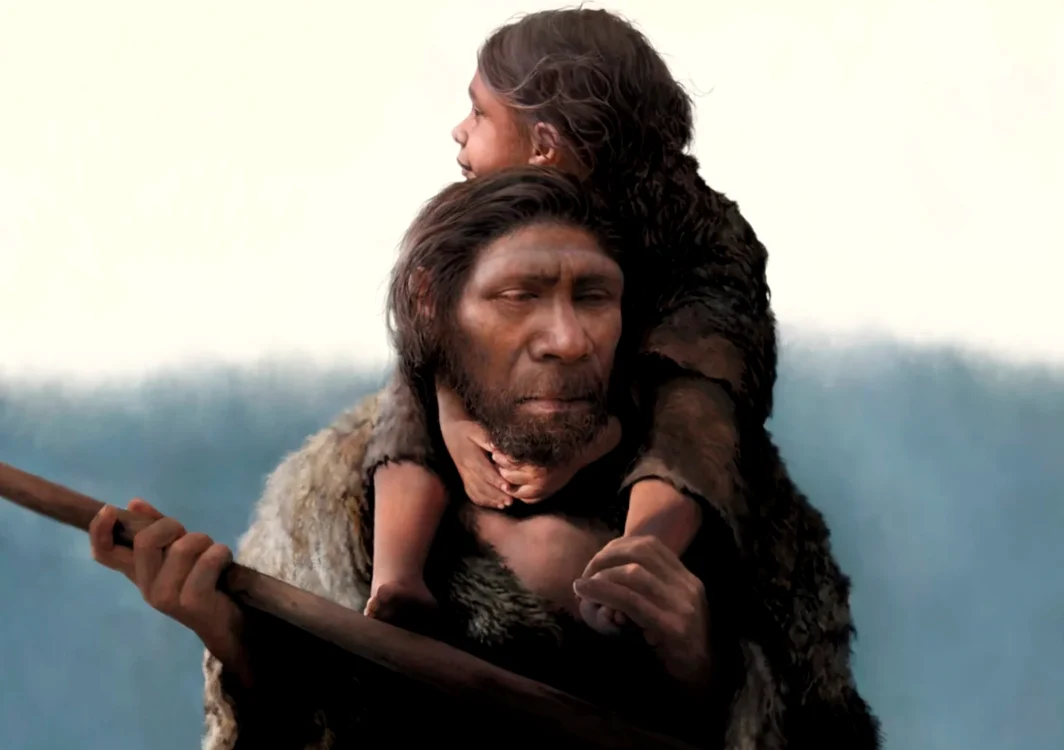 Prima „fotografie de familie“ cu Neanderthalieni, un tată și fiica sa FOTO Tom Bjorklund