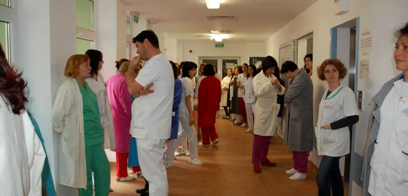 Un nou protest spontan la Institutul Marius Nasta FOTO Arhivă Adevărul