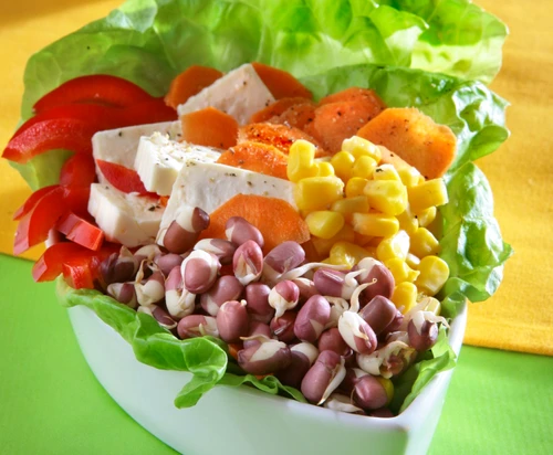 Salad with adzuki jpeg