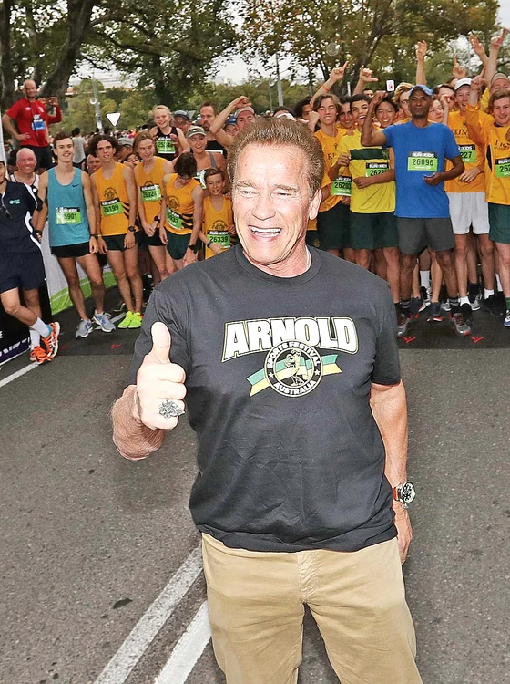 Schwarzenegger  a fost  fericit  că a devenit  socru mic