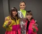 Alina Sorescu și fetițele sale, Carolina și Raisa. FOTO: Facebook