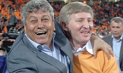 Mircea Lucescu a câştigat 11 trofee  la Şahtior jpeg