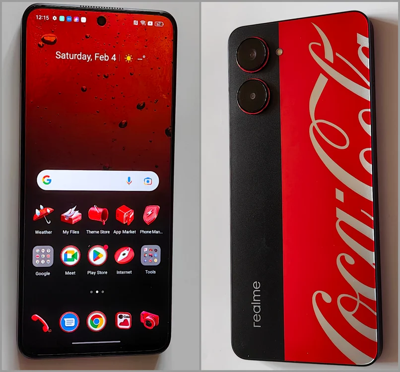 realme 10 Pro 5G Coca Cola Edition. FOTO Adrian Pogîngeanu