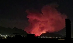  Explozie in orașul Isfahan din Iran FOTO AFP