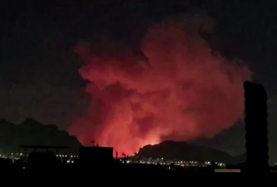 Explozie in orașul Isfahan din Iran FOTO AFP