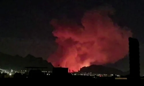  Explozie in orașul Isfahan din Iran FOTO AFP