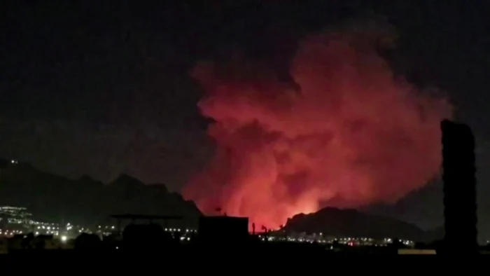  Explozie in orașul Isfahan din Iran FOTO AFP