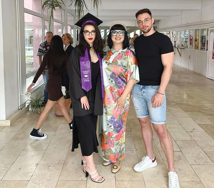Ozana Barabancea, mândră de ambii copii