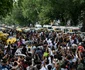 Susținători ai Partidului Gândacilor au ieșit pe străzi FOTO AFP