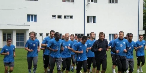 Lotul Gloriei, la primul antrenament( sursă: www.acfgloria.ro)