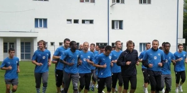 Lotul Gloriei, la primul antrenament( sursă: www.acfgloria.ro)