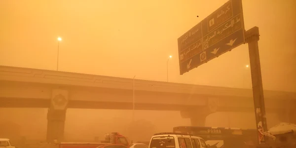Furtuna de nisip in Giza Egipt 1 iunie 2023 FOTO Profimedia (5) jpg