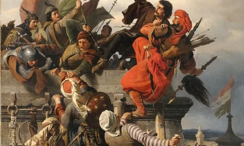 Calendar 4 iulie: 1456   Sultanul Mahomed al II lea a început Asediul Belgradului, oraș apărat de o armată condusă de Iancu de Hunedoara jpeg