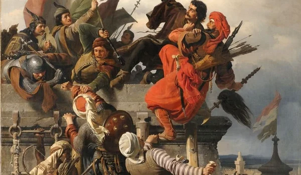 Calendar 4 iulie: 1456   Sultanul Mahomed al II lea a început Asediul Belgradului, oraș apărat de o armată condusă de Iancu de Hunedoara jpeg
