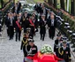 Alianța Scandinavă: Regele Carl Gustaf al Suediei, Regele Haakon al Norvegiei și Regele Frederik al Danemarcei la funeraliile Regelui Harald.