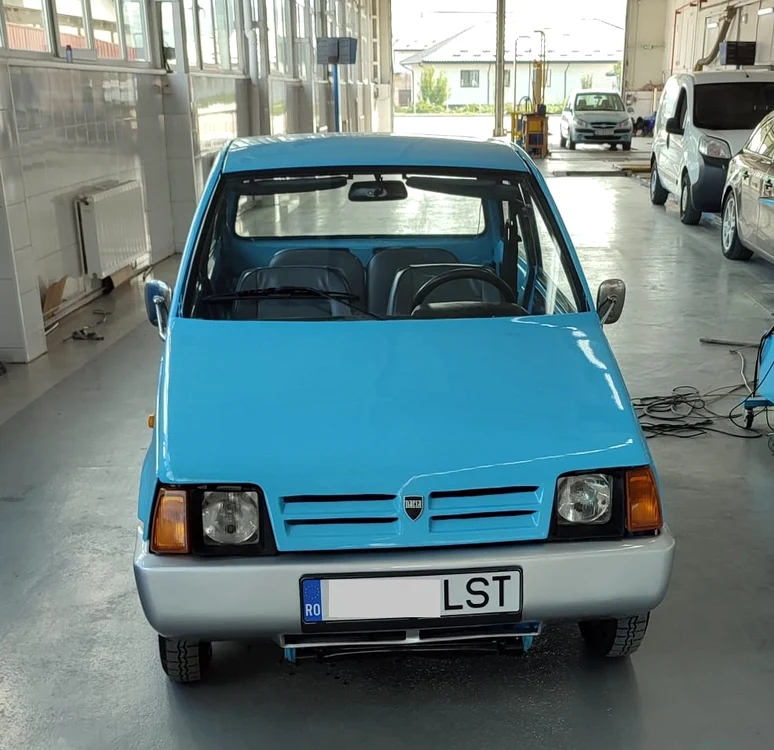 Dacia 500 Lastun adusă pentru omolagare la RAR Vaslui FOTO RAR Vaslui