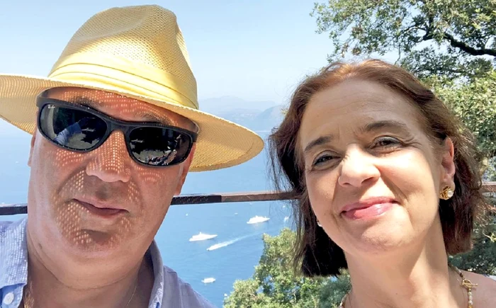 Dana Bartzer alături de soțul ei, Dan Creimerman