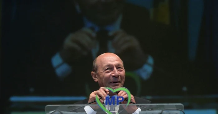 Traian Băsescu, reales preşedinte de partid. FOTO Mediafax