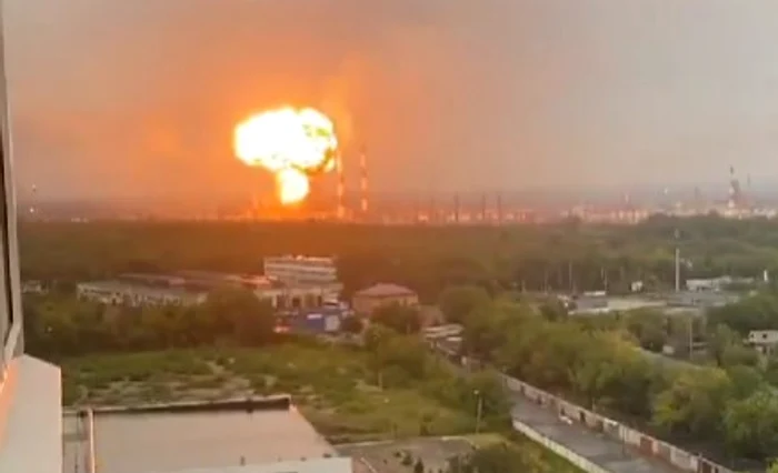 Ucraina a atacat mai multe regiuni din Rusia FOTO: Captură video