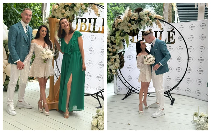 Nunta Larisei cu Cristian Chiriță Foto: Click!