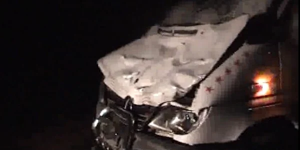 Microbuzul implicat în accident